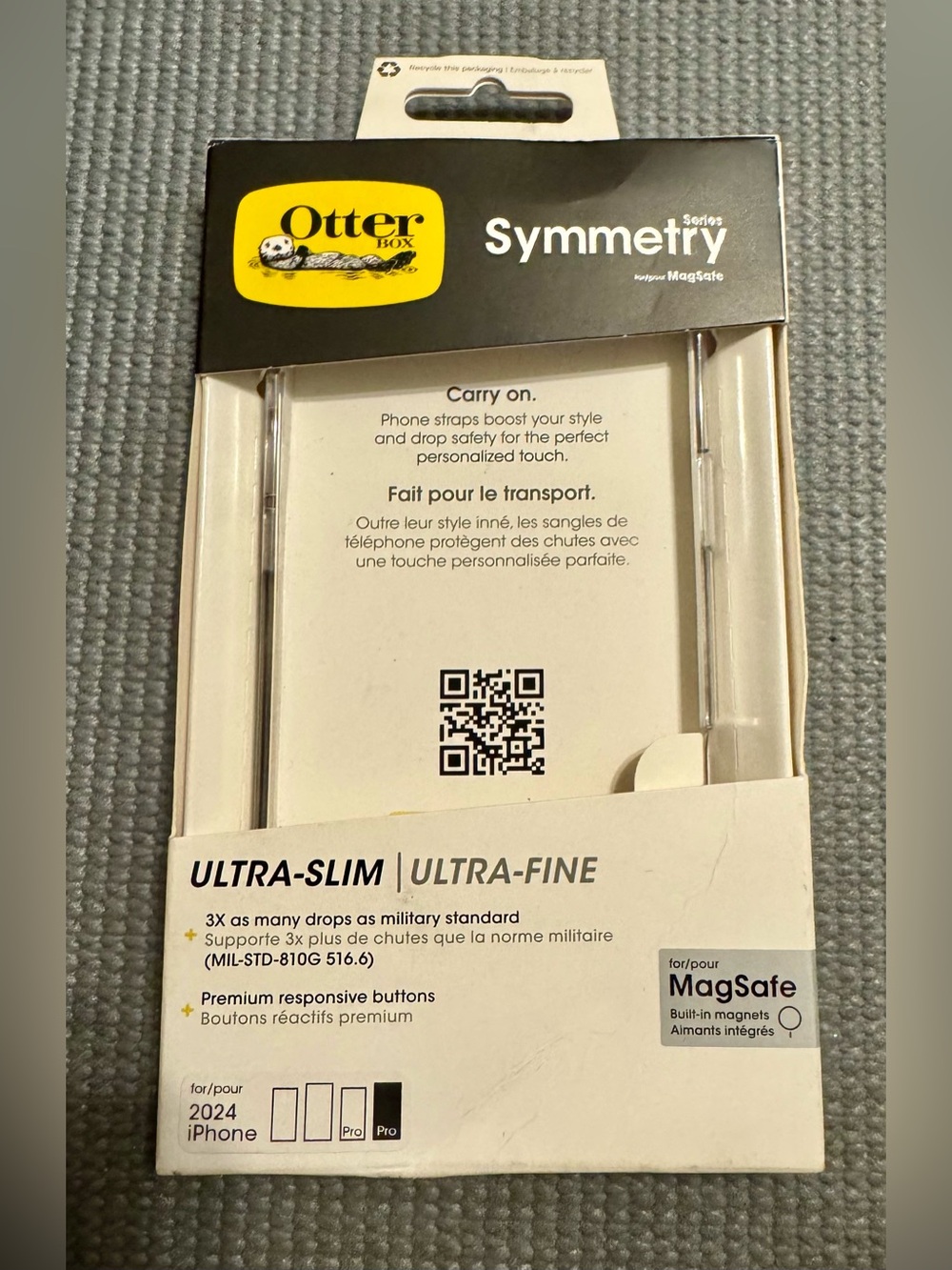 OtterBox Symmetry Series Clear Case for iPhone 16 Pro. An ultra-slim, sleek, - Picture 2 of 13